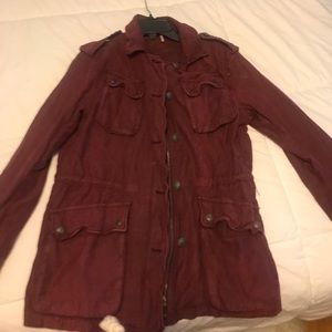 Free people maroon jacket